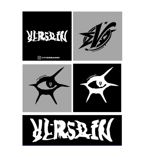 VERSAIN SIGNATURE STICKER SET